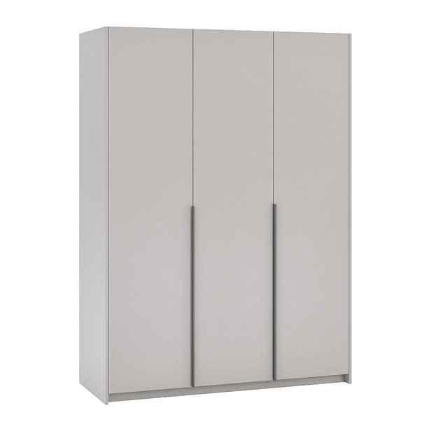 MASSENO ŠATNÍ SKŘÍŇ S OTOČNÝMI DVEŘMI AMARA, 148/204/58 cm 3dveřová, kašmírová