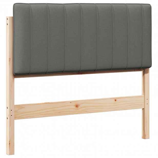 vidaXL Čalouněné čelo postele s čelo Hnědá a světle šedá 100 cm