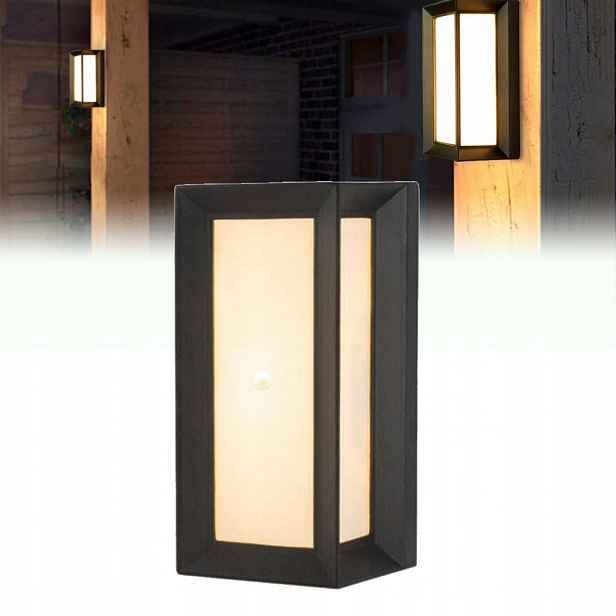 Venkovní lampa o výkonu 18 W s pohybovým senzorem, zahradní nástěnné svítidlo