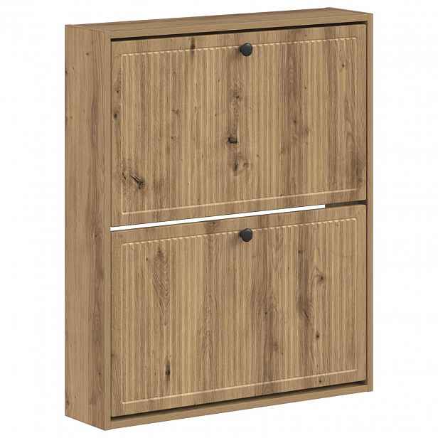 vidaXL Nástěnná skříň na boty EDE 71 x 17 x 86 cm Kompozitní dřevo