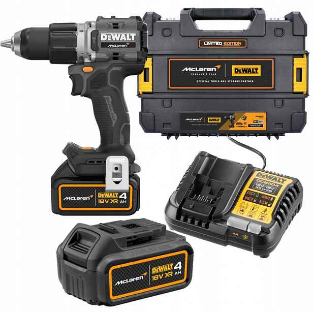 Aku Vrtačka DeWalt DCD85MM2T-QW 18V 2x4Ah Xr Mclaren 500 W