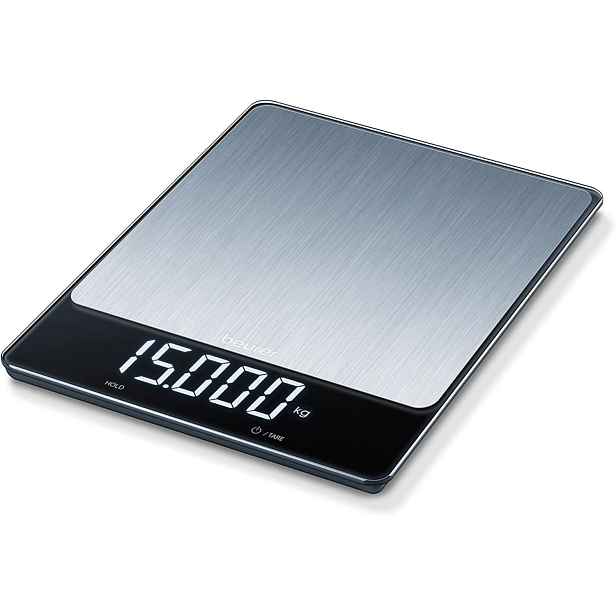 Ks 34 XL Kuchyňská Váha Nerezová Ocel 15 Kg Led Tara