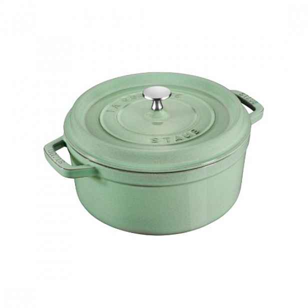 Litinový hrnec Cocotte, 24 cm / 3,7 l, Sage - Staub