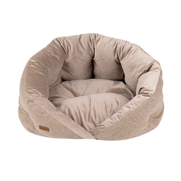 Pelíšek pro psa SIDNEY - cocoon béžová velikost S, M Rozměr: M - 60x60x38 cm