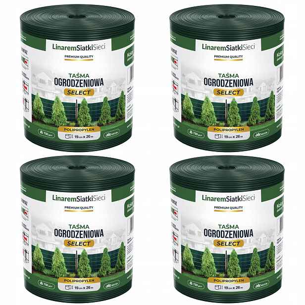 Stínící Panelové Pásy 19x26 Premium Polypropylen 1,2 mm Na Panely Zelená 4ks