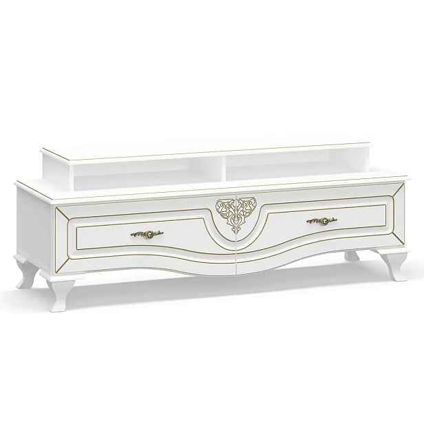 Casarredo Televizní stolek FRANKO - bílý mat