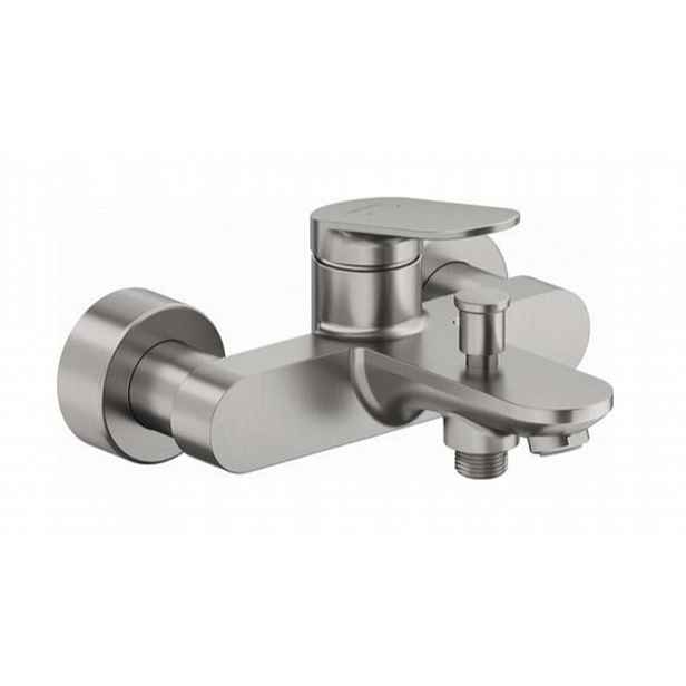 Duravit Wave - Vanová baterie, kartáčovaný nerez WA5230000070