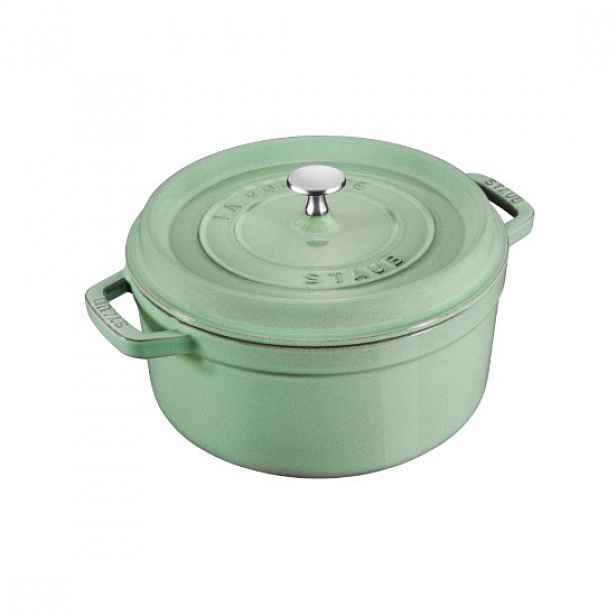 Litinový hrnec Cocotte, 26 cm / 5,2 l, Sage - Staub