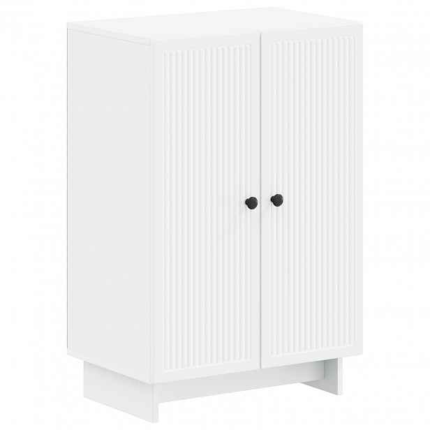 vidaXL Skříň na obuv EDE 59,5 x 39,5 x 90 cm Kompozitní dřevo Bílá