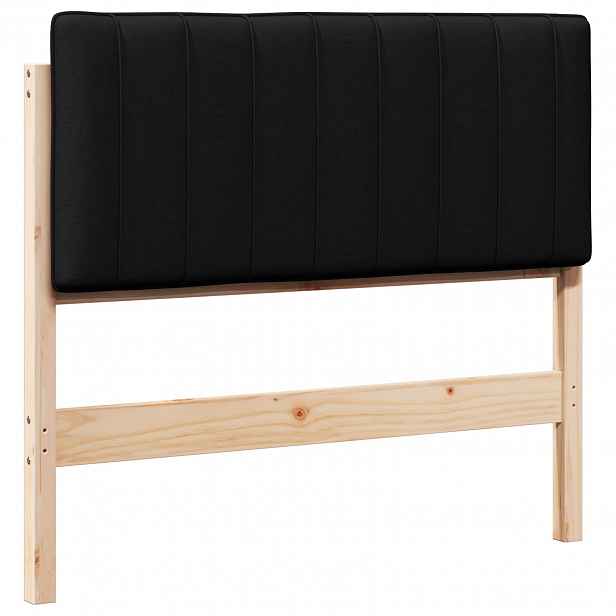 vidaXL Čalouněné čelo postele s čelo Hnědá a černá 100 cm