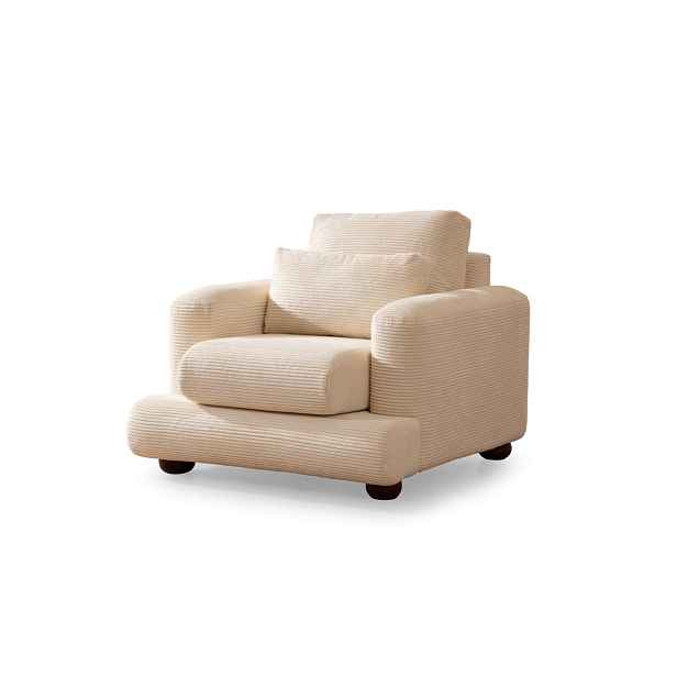 Hanah Home Designové křeslo River béžové