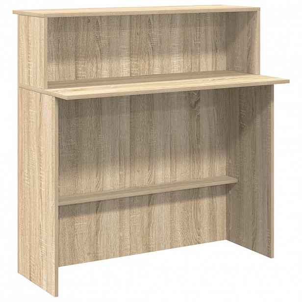 vidaXL Recepční stůl dub sonoma 100x50x103,5 cm, konstrukční dřevo
