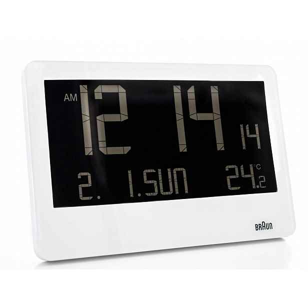 Budík Braun BC14W-DCF Rádio Ovládání Alarm Teploměr Datumovka
