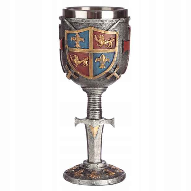 Epický Pivní Sklenice Kalich Starověký Rod Nerezová Ocel 200 ML Larp Rpg