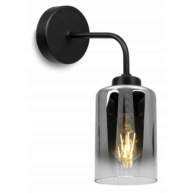 Výjimečná Lampa Na Nástěnné Svítidlo Elegantní Skleněné Stínidlo