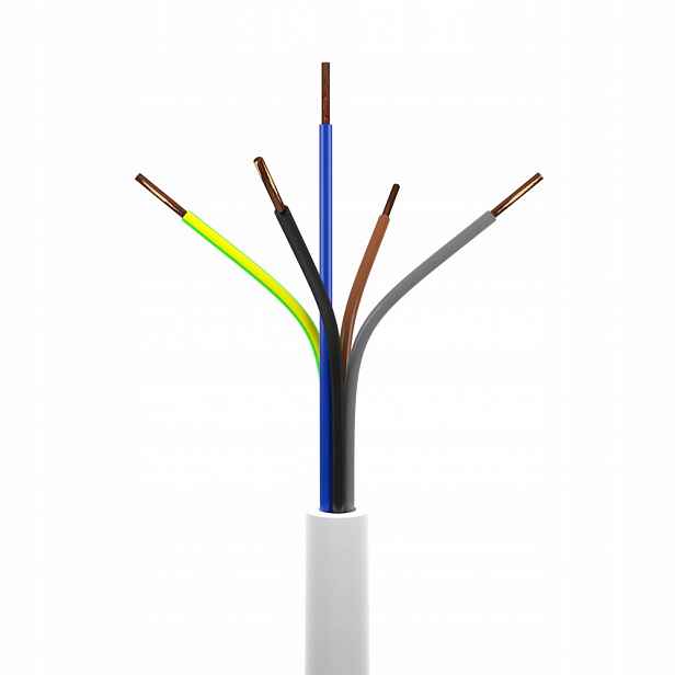 100 m Kabel 5x2,5 mm2 Ydy kulatý 450/750 V