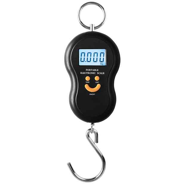 TFY Portable3-Black Váha na zavazadla a ryby digitální, přenosná 50 kg