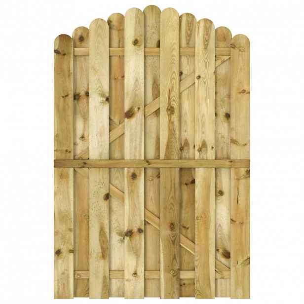 vidaXL Zahradní branka impregnovaná borovice 100 x 150 cm