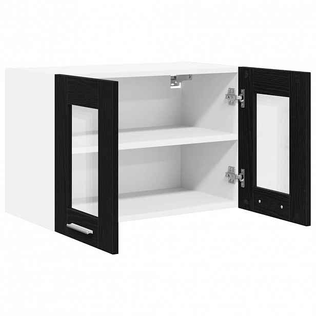 vidaXL Závěsná skříňka Černý dub 60 x 31 x 40 cm Kompozitní dřevo