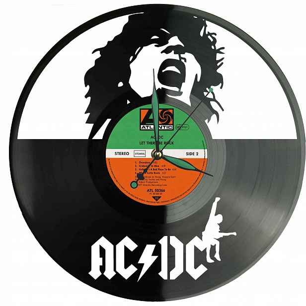 Ac-dc Acdc/dc Nápad na Dárek Nástěnná Dekorace z vinylové desky