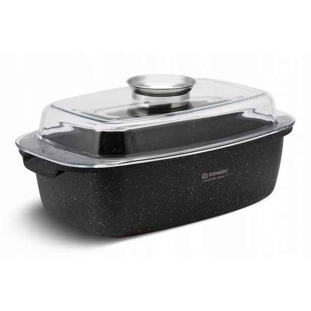 Hrnec Robustní Pekáč Mramorový 5,5L 32cm indukce a plyn Edenberg 8125