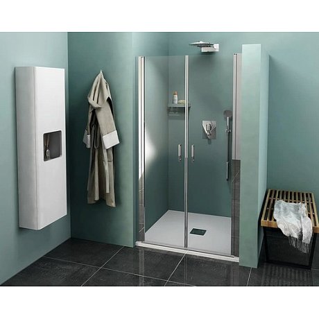 Sprchové dveře 100x190 cm Polysan Zoom chrom lesklý ZL1710