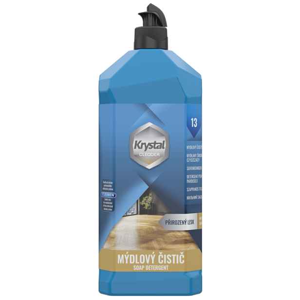 KRYSTAL CLEADER 13 Mýdlový čistič 750 ml nová receptura s lanolinem