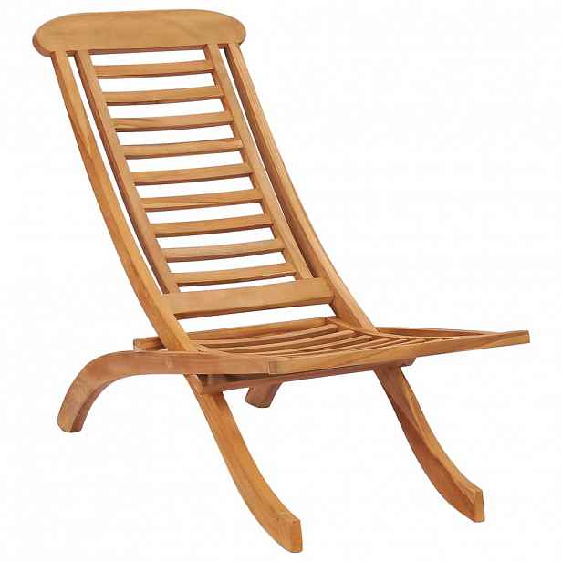 vidaXL Skládací židle 50x90x69 cm masivní teak