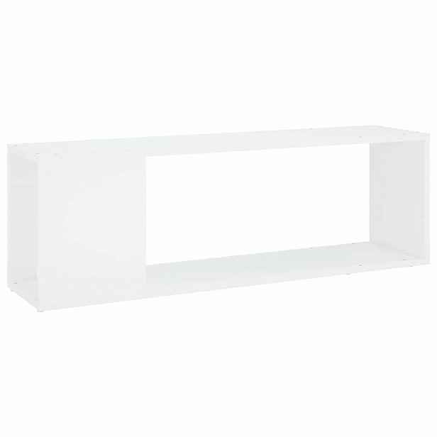 vidaXL TV stolek bílý 100 x 24 x 32 cm kompozitní dřevo