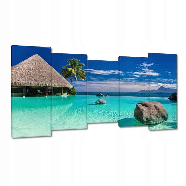 Obrazy 150x80 Tropy Krajina Palmy
