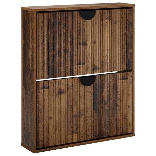 vidaXL Skříň na obuv VENRAY 70 x 17 x 82 cm Kompozitní dřevo