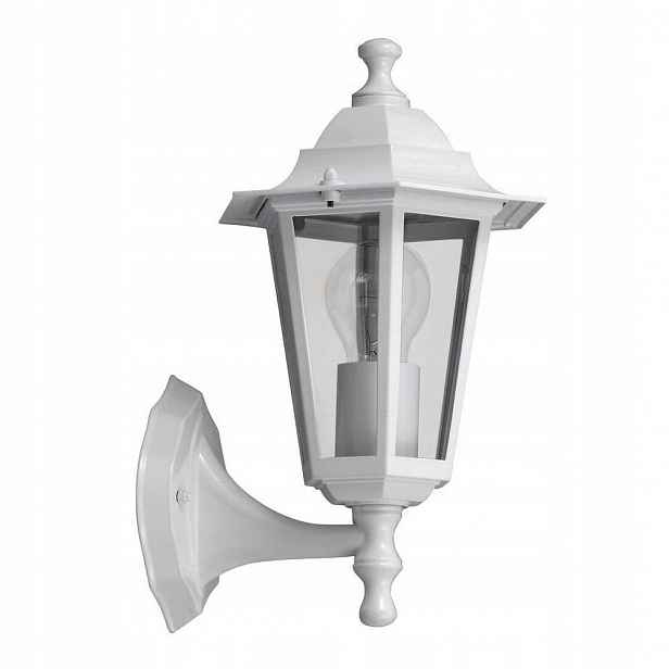 Bílá venkovní nástěnná lampa pro zahradní lampu
