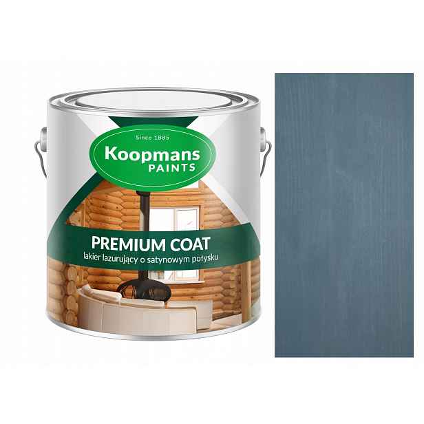 Koopmans Premium Coat 5 L Akrylový Lak Na Dřevo Šedý Ocelový 197