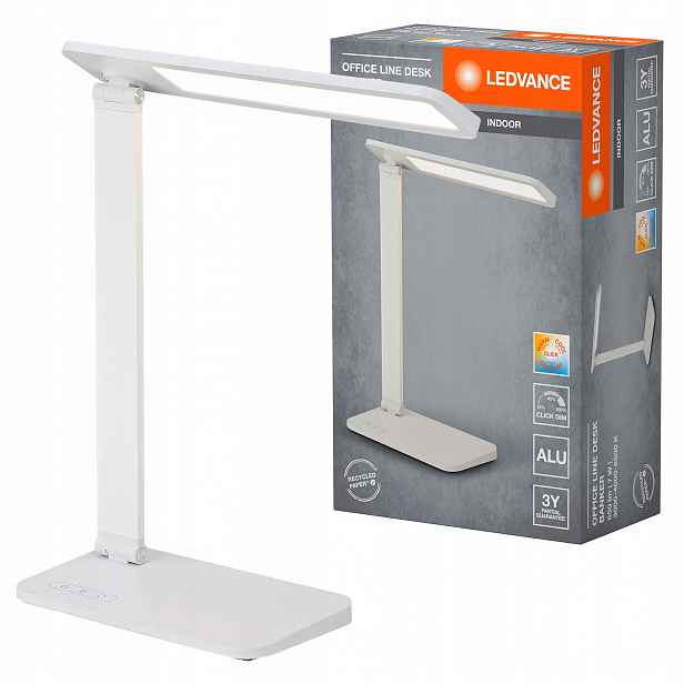 Stolní Led stolní lampa 7W 528lm Cct Stmívatelná Bílá Office Line