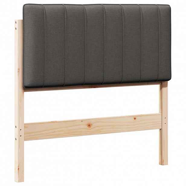 vidaXL Čalouněné čelo postele s čelo Hnědá a tmavě šedá 90 cm