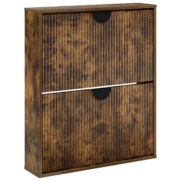vidaXL Skříň na obuv VENRAY 70 x 17 x 82 cm Kompozitní dřevo
