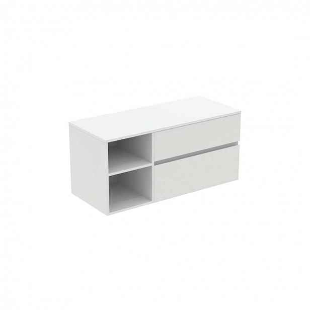 Ideal Standard Finesse - Umyvadlová skříňka, 120x51x56 cm, 2 zásuvky, matná bílá E3438Y1