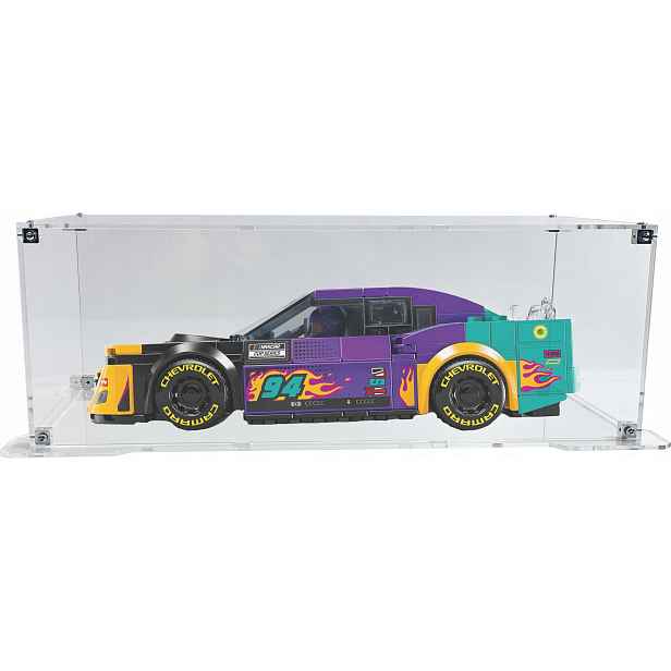 Vitrína s podstavcem Drewlandia pro sadu Lego 76935 Chevrolet Camaro ZL1