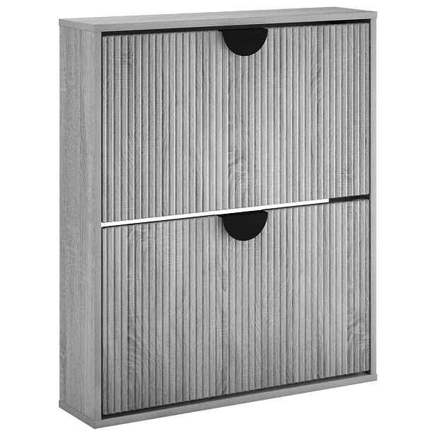 vidaXL Skříň na obuv VENRAY 70 x 17 x 82 cm Kompozitní dřevo