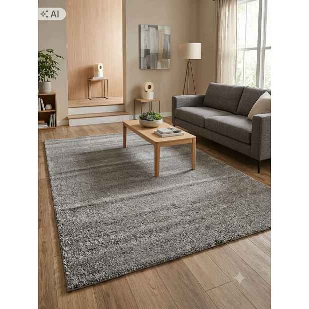 Koberec do obývacího pokoje 160 x 230 cm, vícebarevný, měkký vlas, plyšový