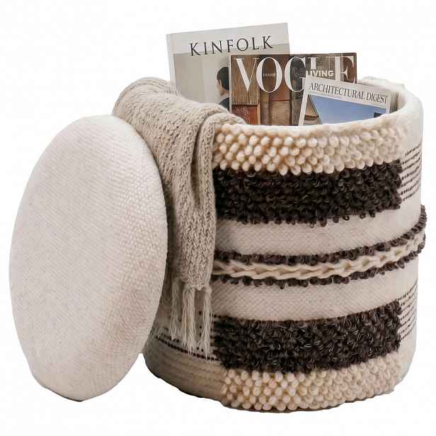 Livetastic TABURET, textil, 40/45/40 cm