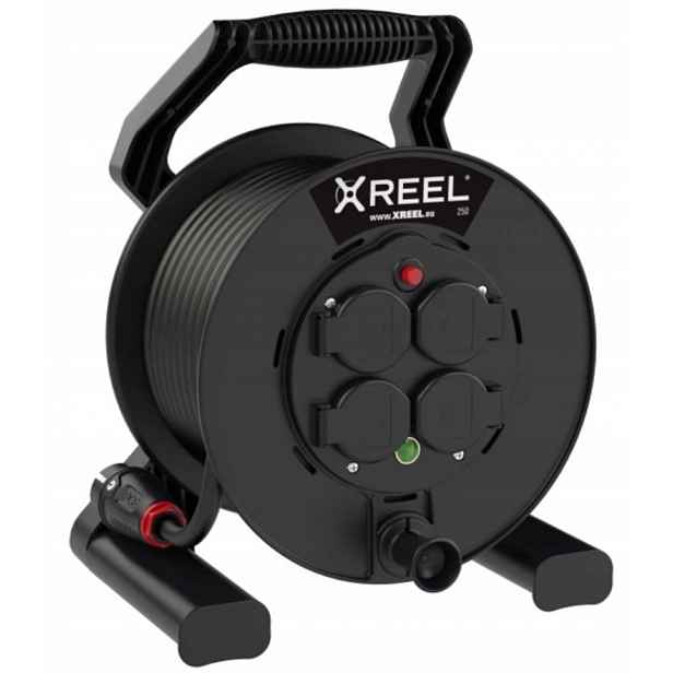 Prodlužovací Kabel Bubnový s kabelem 20 m H05RR-F 3x2,5 4x zásuvka Schuko 230V
