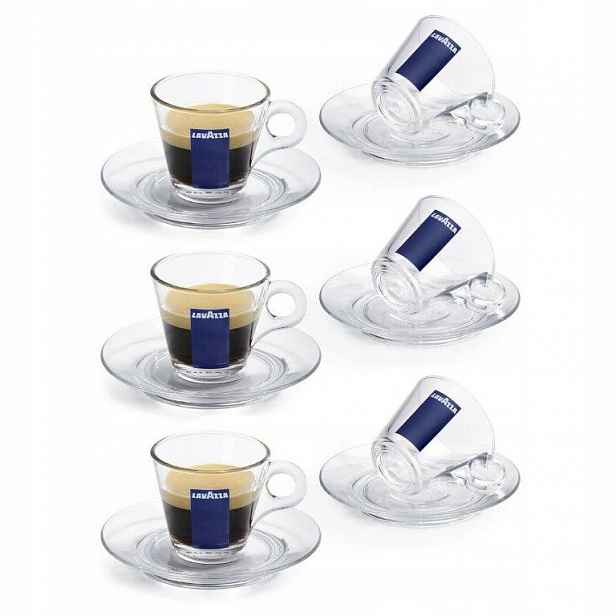 Šálek Lavazza Cappuccino 160 Ml podšálek sklo 6x