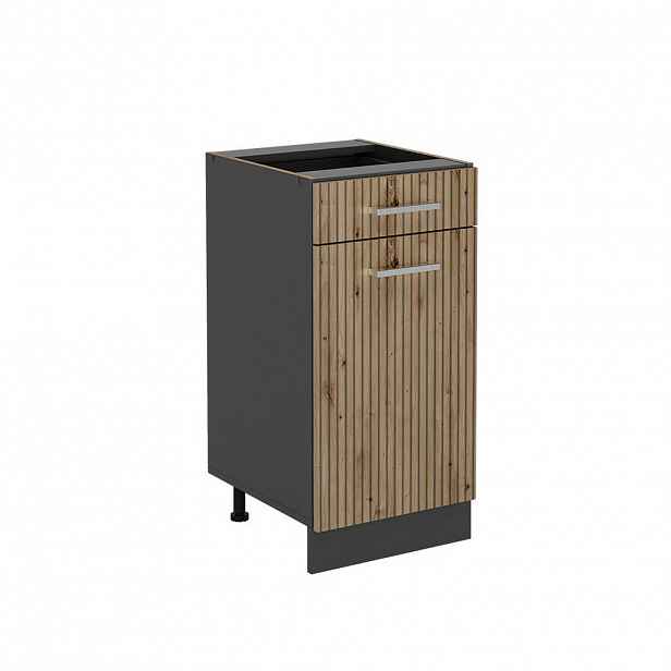 Vicco SPODNÍ SKŘÍŇKA KUCHYŇSKÉ LINKY R-Line Řemeslný dub 40 cm bez pracovní desky