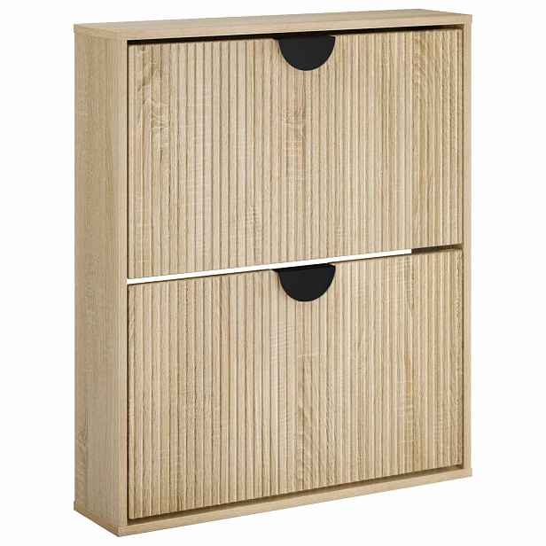 vidaXL Skříň na obuv VENRAY 70 x 17 x 82 cm Kompozitní dřevo