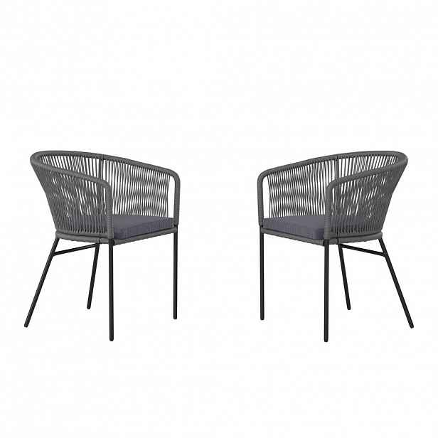 Ambia Garden SADA ZAHRADNÍCH KŘESEL, kov, textil