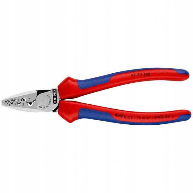 kleště na lisování kabelových dutinek 180 mm Knipex [97 72 180]