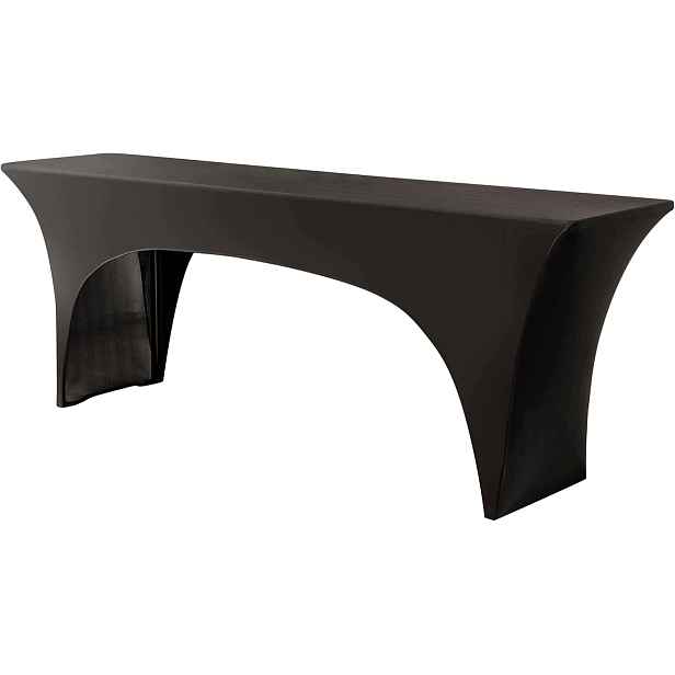 Potah na pivní stůl 220x70x75 cm, pružný ubrus, černý