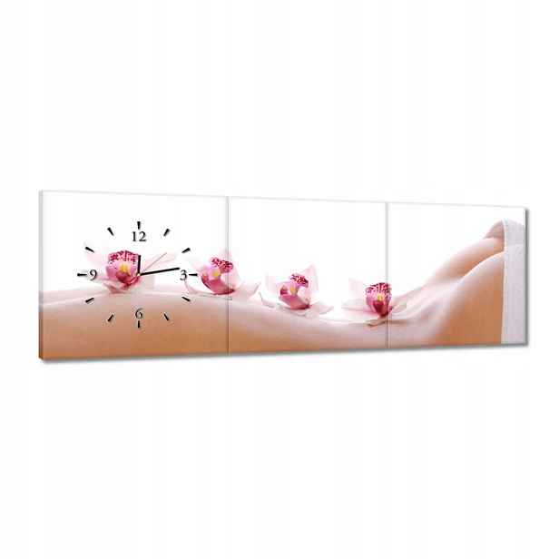 Hodiny 120x40 Relax ve Spa Orchideje