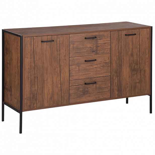 Beliani SIDEBOARD Tmavší Odstín dřeva Tifton